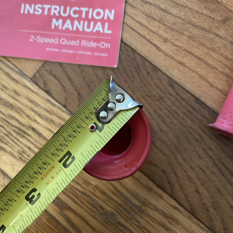 12V Kids Ride-On 4-Wheel ATV Red Grips Replacement Parts Set of 2 Magic Cars 19