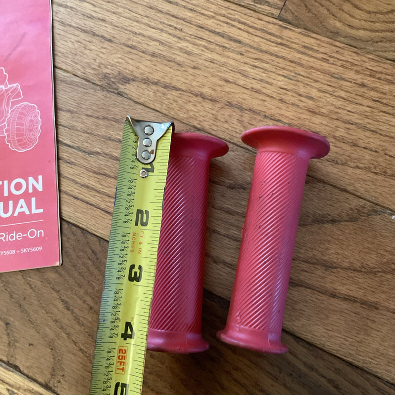 12V Kids Ride-On 4-Wheel ATV Red Grips Replacement Parts Set of 2 Magic Cars 2