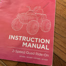 12V Kids Ride-On 4-Wheel ATV Red Grips Replacement Parts Set of 2 Magic Cars 7