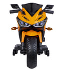 12V Orange Ride-On Motorcycle for Kids - Perfect for Boys and Girls