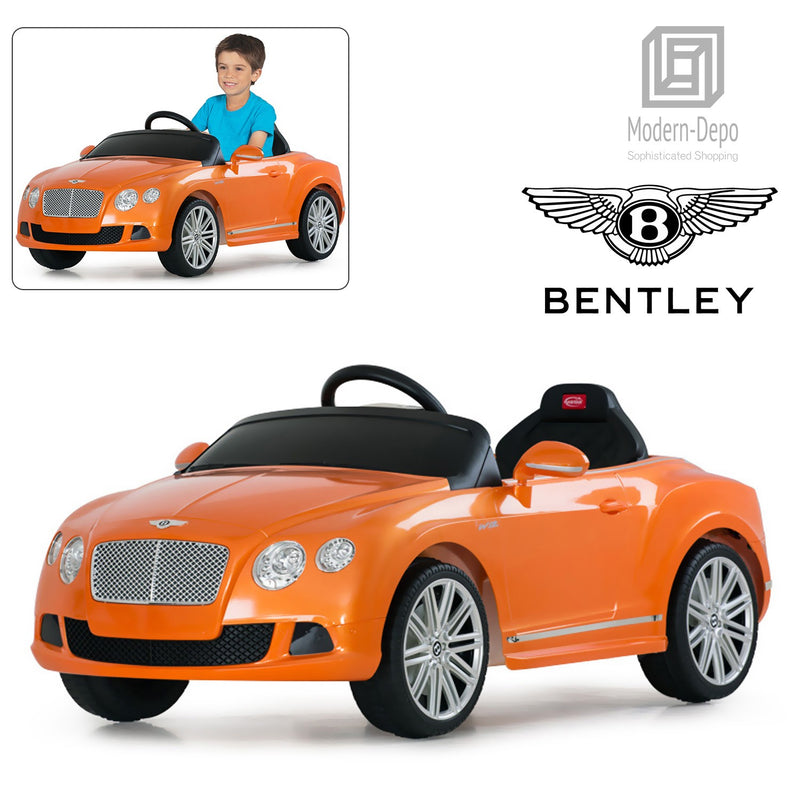 Kids 12V Ride-On Car with Remote Control in Orange Magic Cars Variant 0