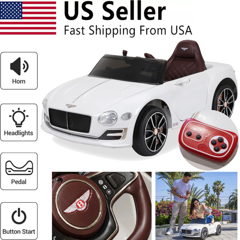 Licensed 12V Kids Electric Ride-On Car with Parent Remote Control and LED Lights Magic Cars Variant 0