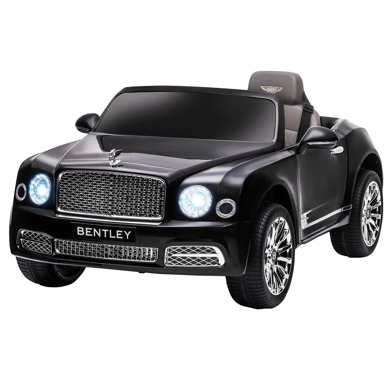 Licensed Bentley Mulsanne 12V Battery-Powered Electric Ride-On Car Black Magic Cars 3