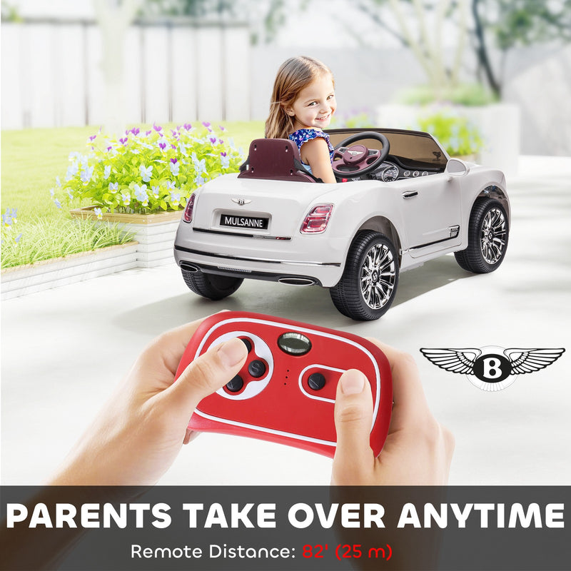 Licensed Bentley Mulsanne 12V Battery-Powered Electric Ride-On Car with Music Magic Cars 5