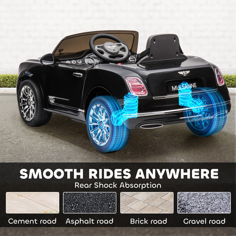 Electric Ride-On Car with Remote Control, Horn, and MP3 Player – Black Magic Cars 9