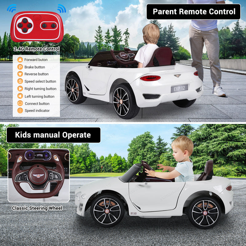 12V Electric Kids Ride-On Car with Remote Control, LED Lights, and MP3 Player Magic Cars 2