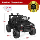 12V Black Ride-On Car for Kids with Parental Remote Control Magic Cars 6