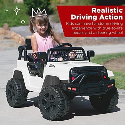 12V Kids Ride-On Truck Car with Parent Remote Control Spring Suspension Magic Cars 6
