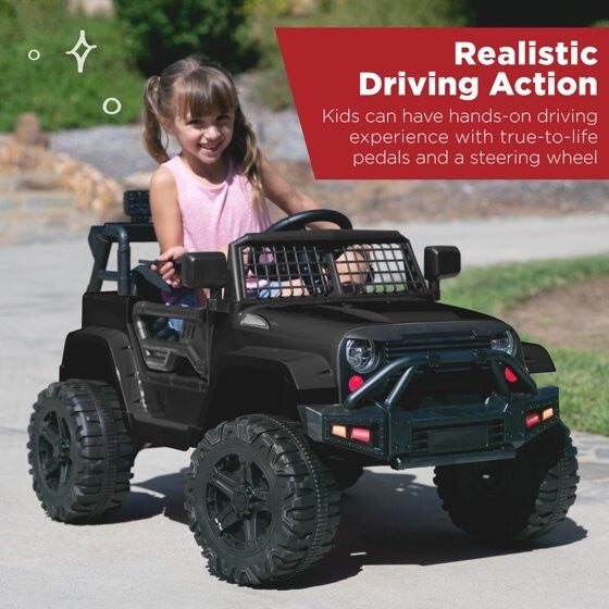 12V Kids Ride-On Truck Car with Parent Remote Control - Spring Model Magic Cars 1