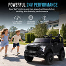24V Licensed Ford F-150 Shelby Kids 2-Seater Ride On Car by Best Choice Products - Black Magic Cars 4