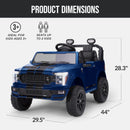 24V Licensed Ford F-150 Shelby Kids 2-Seater Ride On Car by Best Choice Products - Blue Magic Cars 2