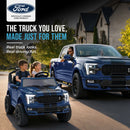 24V Licensed Ford F-150 Shelby Kids 2-Seater Ride On Car by Best Choice Products - Blue Magic Cars 3