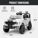 24V Licensed Ford F-150 Shelby Kids 2-Seater Ride On Car by Best Choice Products - White Magic Cars 2
