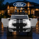 24V Licensed Ford F-150 Shelby Kids 2-Seater Ride On Car by Best Choice Products - White Magic Cars 9