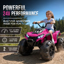 Kids 24V Electric ATV Ride-On Toy, Speeds Up to 4.5 MPH, Designed for Ages 3-8 Magic Cars 1