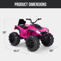 Kids 24V Electric ATV Ride-On Toy, Speeds Up to 4.5 MPH, Designed for Ages 3-8 Magic Cars Variant 0