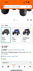 12V Kids Ride-On Truck Car SKY5506 Black Magic Cars 7