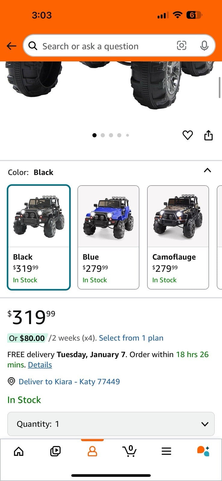 12V Kids Ride-On Truck Car SKY5506 Black Magic Cars 7