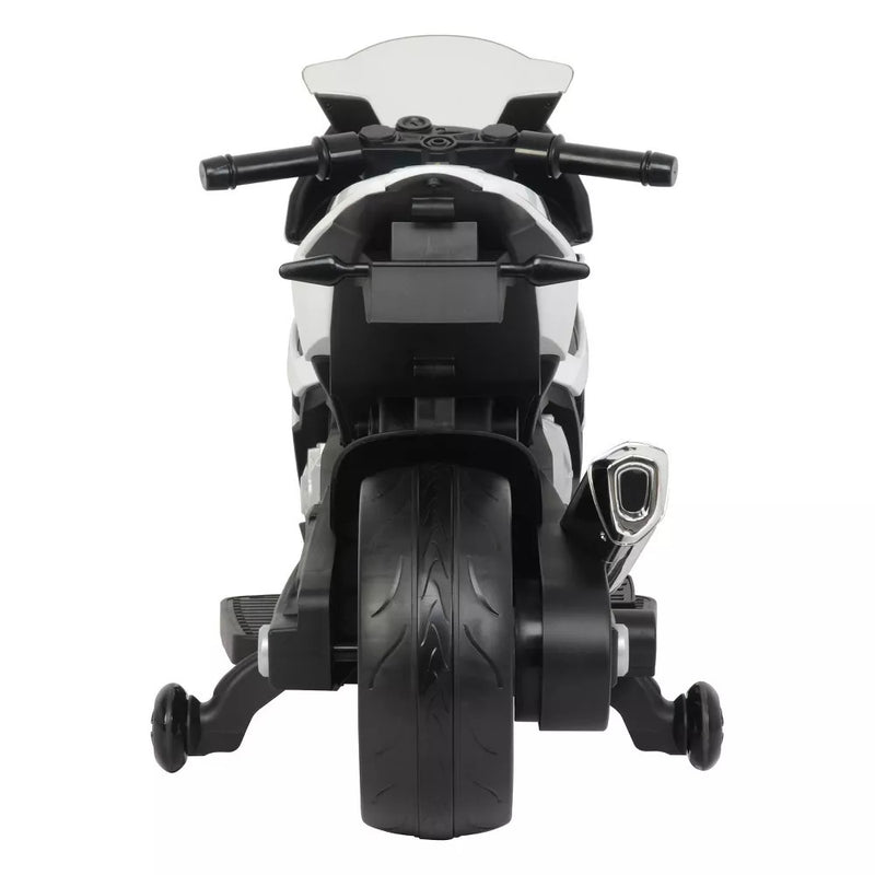 12V White BMW Motorcycle Powered Ride-On Car for Kids Magic Cars 4