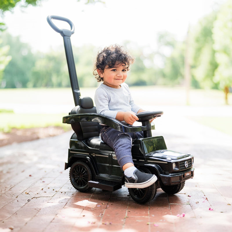 3-in-1 Ride-On Push Car for Toddlers Age 1-3 with Mercedes G-Wagon Design Magic Cars 6