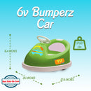 6-Volt Electric Ride-On Bumper Car for Kids - Green Magic Cars 1