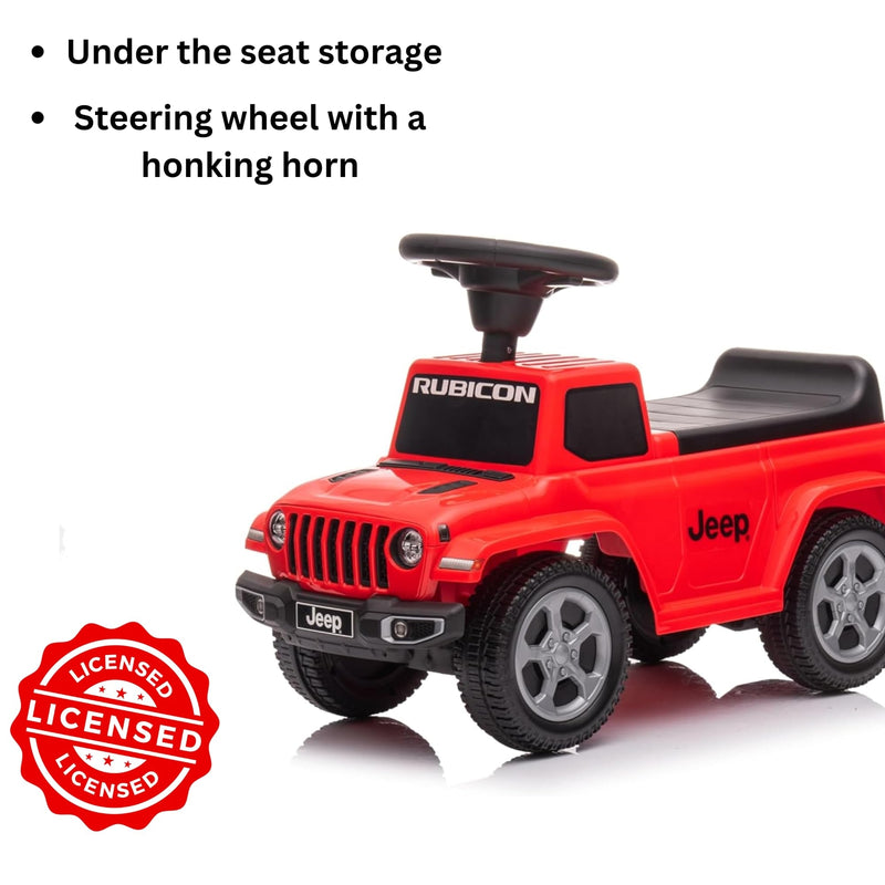 Red Ride-On Jeep Gladiator Push Car Combo with Damaged Box Magic Cars 6