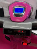 12V Pink Electric Ride-On Vespa Bike Scooter for Kids Ages 3-6 Magic Cars 6