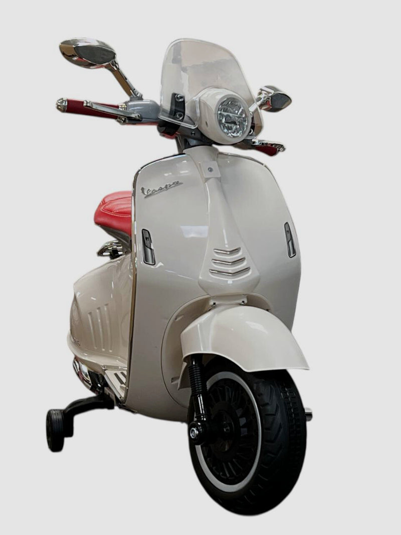 12V Electric Ride-On Vespa Scooter with Music for Kids Ages 3-6 Magic Cars 0