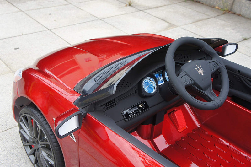 12V Red Ride-On Maserati Ghibli Car for Kids Magic Cars 1