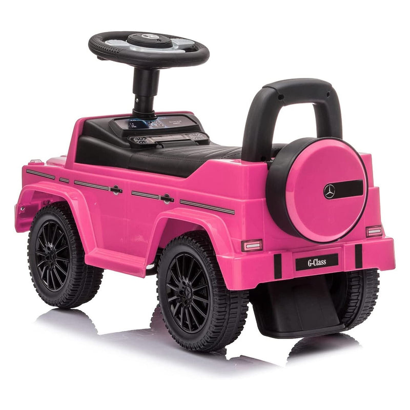 Mercedes G-Wagon Push Ride-On Car for Kids Pink Magic Cars 3