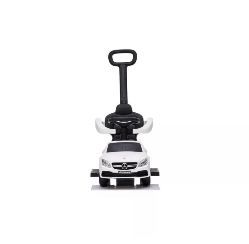 Mercedes Licensed 3-in-1 Kids Push Ride-On Car with Removable Safety Bars Magic Cars 0