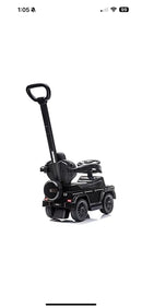 Mercedes Licensed 3-in-1 Kids Push Ride-On Car with Removable Safety Bars Magic Cars 3