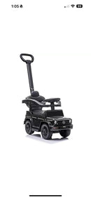 Mercedes Licensed 3-in-1 Kids Push Ride-On Car with Removable Safety Bars Magic Cars 4