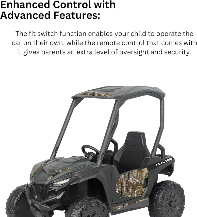 Officially Licensed Realtree X1 UTV Ride-On Vehicle Magic Cars 5