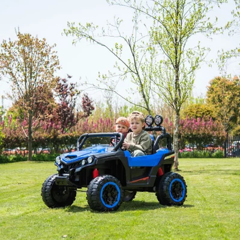 12V Kids UTV Rover Ride-On Car with LED Lights and Safety Belt Magic Cars 3