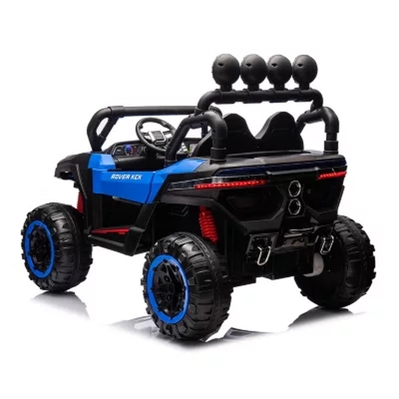 12V Kids UTV Rover Ride-On Car with LED Lights and Safety Belt Magic Cars 8
