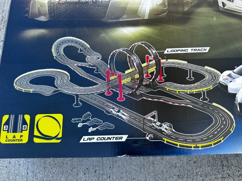 Electric-Powered Road Racing Toy Set with Big Loop Chaser Magic Cars 14