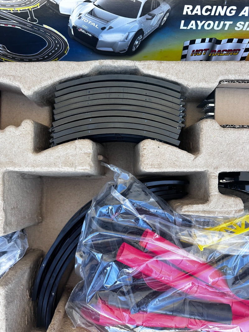 Electric-Powered Road Racing Toy Set with Big Loop Chaser Magic Cars 4