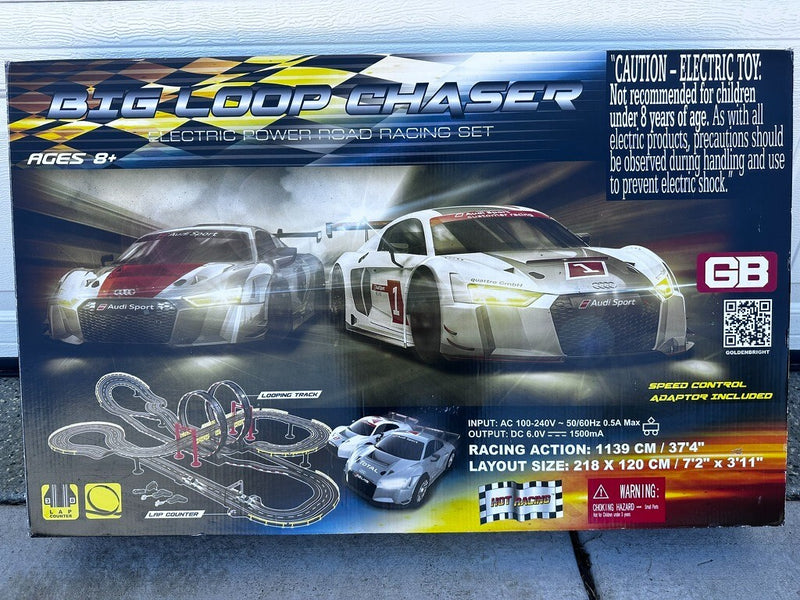 Electric-Powered Road Racing Toy Set with Big Loop Chaser Magic Cars Variant 0