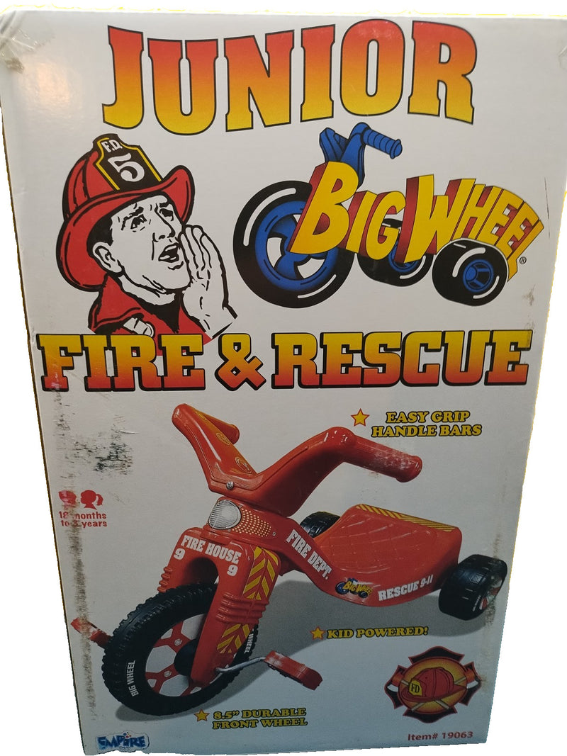 Junior Fire and Rescue Trike for Ages 18 Months to 5 Years Magic Cars Variant 0