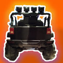Black 12V 3-Speed Electric Kids Ride-On Jeep with Remote Control and Rechargeable Battery Magic Cars 10