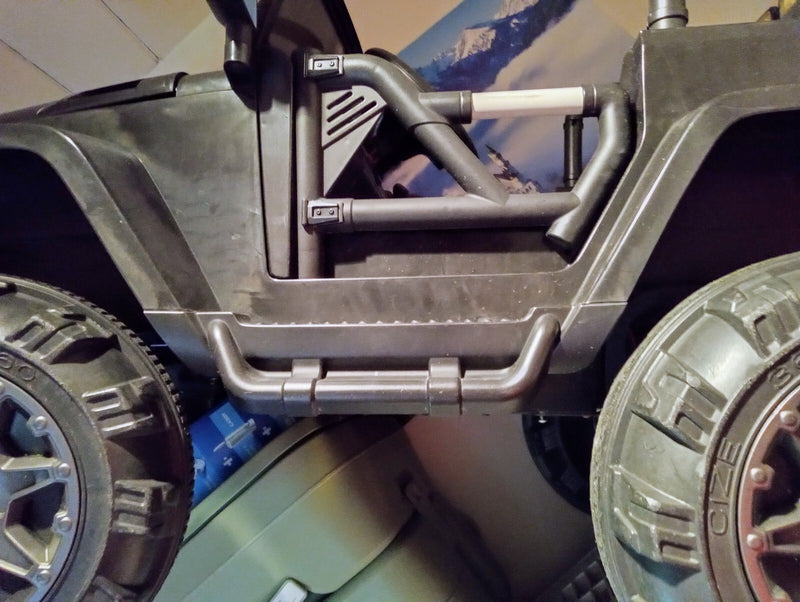 Black 12V 3-Speed Electric Kids Ride-On Jeep with Remote Control and Rechargeable Battery Magic Cars 8