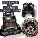 Black 12V 3-Speed Electric Kids Ride-On Jeep with Remote Control and Rechargeable Battery Magic Cars Variant 0