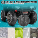 Black 12V Kids Electric Ride-On Off-Road ATV Quad Car Toy with 2 Speeds and LED Lights Magic Cars 4