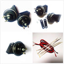 Black 140dB 12V Waterproof Car Air Horn with High and Low Tone and Mounting Bracket Magic Cars 4