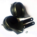 Black 140dB 12V Waterproof Car Air Horn with High and Low Tone and Mounting Bracket Magic Cars 5