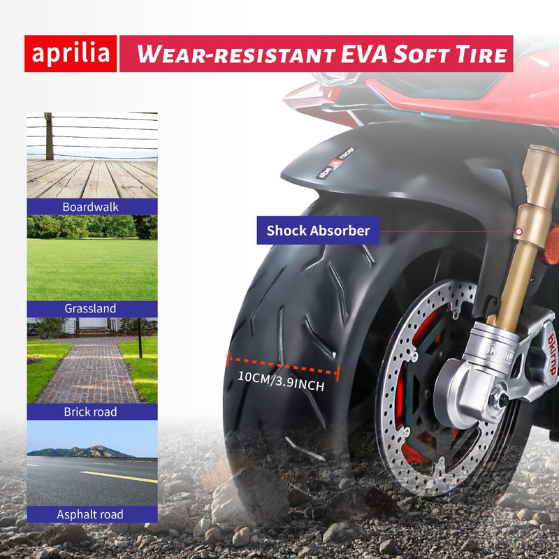 Black 24V Kids Electric Dirt Bike 12mph with 250W Motor and LED Lights Magic Cars 5