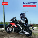 Black 24V Kids Electric Dirt Bike 12mph with 250W Motor and LED Lights Magic Cars 7