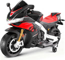 Black 24V Electric Kids Motorcycle with 6mph Throttle and Dual 75W Motors Magic Cars Variant 0