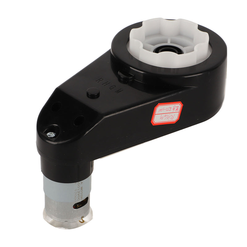 Black 12V Children's Electric Motorcycle Car with 12000RPM Motor and Gearbox Magic Cars 12